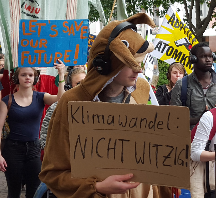 Die jungen Leute wollen, dass jetzt gehandelt wird.